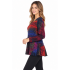 Women's multi  Mountain  Round Neck Top KCT24702
