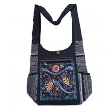 Cotton Multi Patchwork Turtle Bag KFC261595