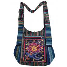 Cotton Multi Patchwork Chakra Sun Moon Bag KFC261596