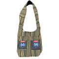 Cotton Aztec Two Pocket Historical Route 66 Bag KFC2977