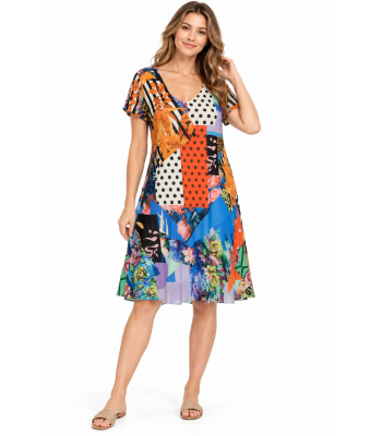 Women's Short Sleeve Dress KV2229