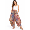  Bohemian Vintage Patchwork Balloon Harem Pants LF261608