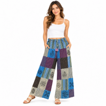 Purple Lake Palazzo Pant D1026