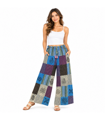 Purple Lake Palazzo Pant D1026 
