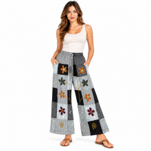 Crazy Artwork Floral Pant D1102