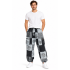 Cotton Patchwork Block Print Black & White Festival Pant D1150