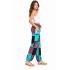 Crazy Flower Artwork Yoga Pant D1324