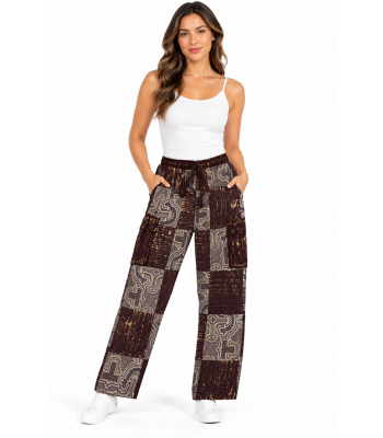 Cotton Razor Cut patchwork Tribal Batik Pant D1332