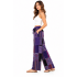 Cotton Xo patchwork Purple Tribal Pant D1338