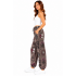 Cotton Razor Cut Multi Color Block Print Festival ONE SIZE Pant D1358