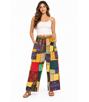 Cotton Patch Block Print Himalaya Cargo Pant D1417