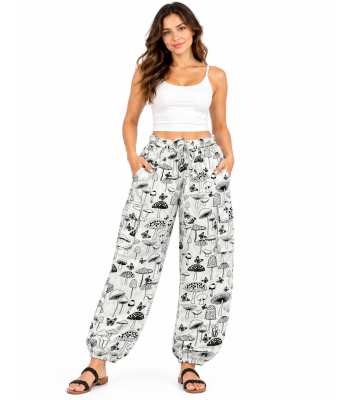 Butterfly Mushroom Yoga Pants  D278