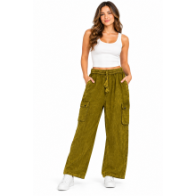 Cotton Wash Cargo Pocket Pant D792