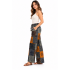 Cotton Patchwork Block Print  Pant D802
