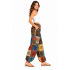Cotton Patch work X stich Block Print Pant DI59