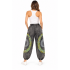 Cotton Stonewashed BLK With Green Patch Circle Pant DT25801