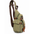 Canvas & leather Trim Crossbody Bag  K261355