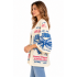 Cotton Vintage Feed Sack Dayton Blue Ribbon Cardigan Jacket KTF26235