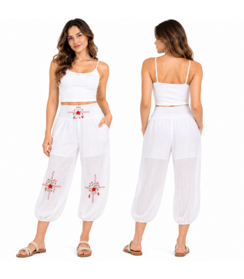 Cotton Emb Flower Trouser KTK330 