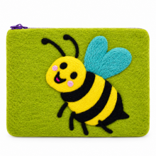 Felt Bee Coin Bag LH17