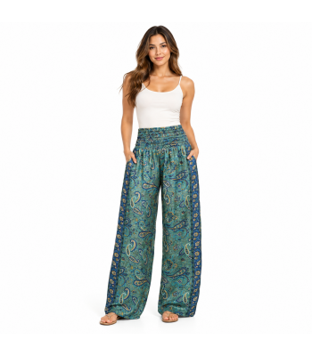 Silk Poly Multi  Assorted  Bobin Palazzo Pant MB25