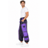 Cotton Multi Purple Patchwork Cargo Pant R25912