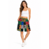 Cotton Patchwork Multi Color Mushroom Short SF70