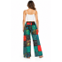 Cotton X stich Patchwork Flower Embroidery Pant UR24