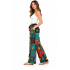 Cotton X stich Patchwork Flower Embroidery Pant UR24