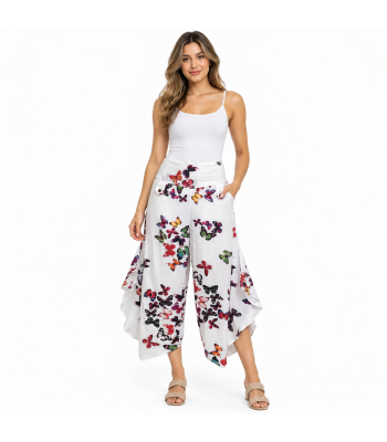 Cotton Butterfly Palazzo Pant (KTK27)