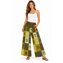 Forest Green Palazzo Pant D1024