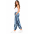 Cotton Multi Patch Razor Work Grey Line Express Pant D1057