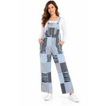Cotton Razor Work Grey Line Express Overall D1059