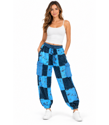  Blue Mushroom Yoga Pant D1063 