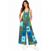 Flowers Jumpsuit Overall D1114
