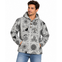 Cotton Celtic Universal Zip Hooded Pullover D1286