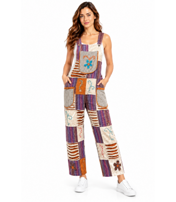 Crazy Artwork Jumpsuit Overall D1322 