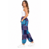 Cotton Multi Color Patchwork Block Print Skyrocket Tribal Pant D1343