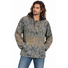 Cotton Mushroom Fleece Lining Hooded Sweatshirt  D649