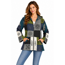 Cotton Patchwork Himalaya Jacket D980