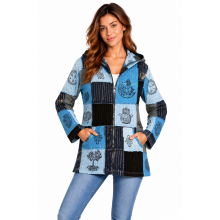 Cotton Patchwork Emb Jacket D982