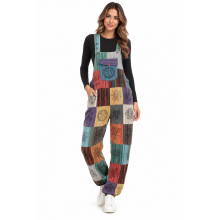 Cotton Multi Color Overall / Jumpsuit DI57