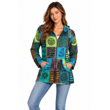 Cotton  Multi Patch Nepal Jacket DI69