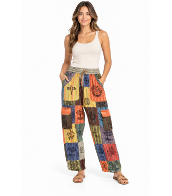 Cotton Multi Patch Pants (DI82)