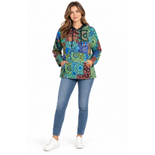 Cotton Multi Mandala Cotton Lining Chakra Pullover DT105