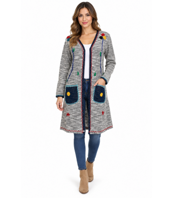 Long Embroideries Jacket FC36A