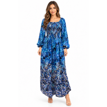 Cotton Multi Color Assorted  Maxi Dress KTB441