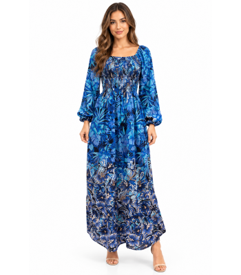 Cotton Multi Color Assorted  Maxi Dress KTB441