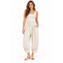 Cotton  White Gold  Casual Pant  KTK26321
