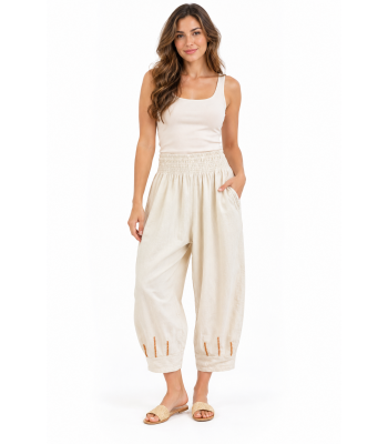 Cotton  White Gold  Casual Pant  KTK26321